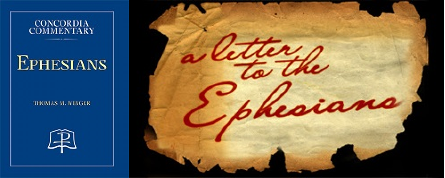 Book Of The Month For June 2015:  Ephesians - Concordia Commentary