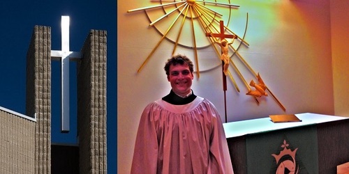 Rev. Ted Giese Meets Mount Olive�s New Vicar, James Preus from CLTS.